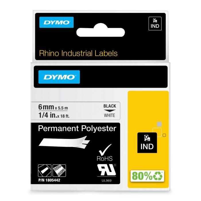 RHINO 1805442 6mX5.5Μ PERM PSTER WHITE