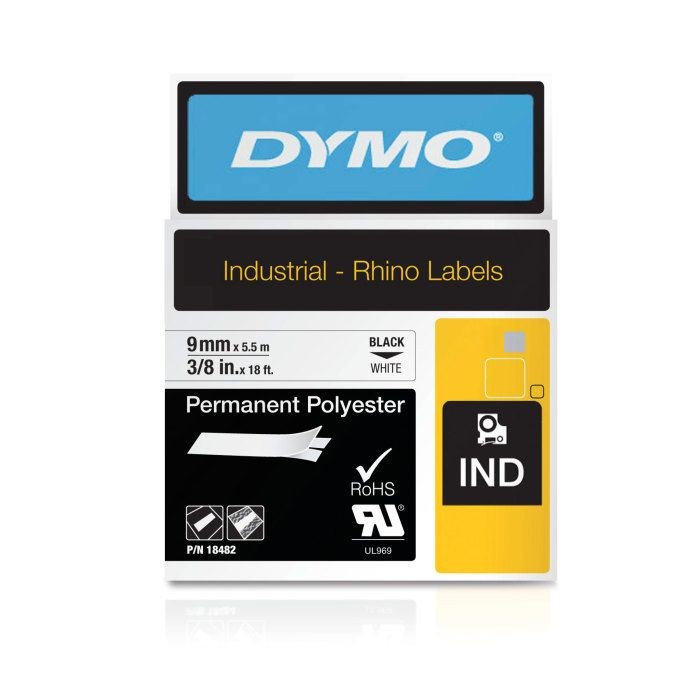 RHINO D18482 9mx5.5Μ PERM PSTER WHITE