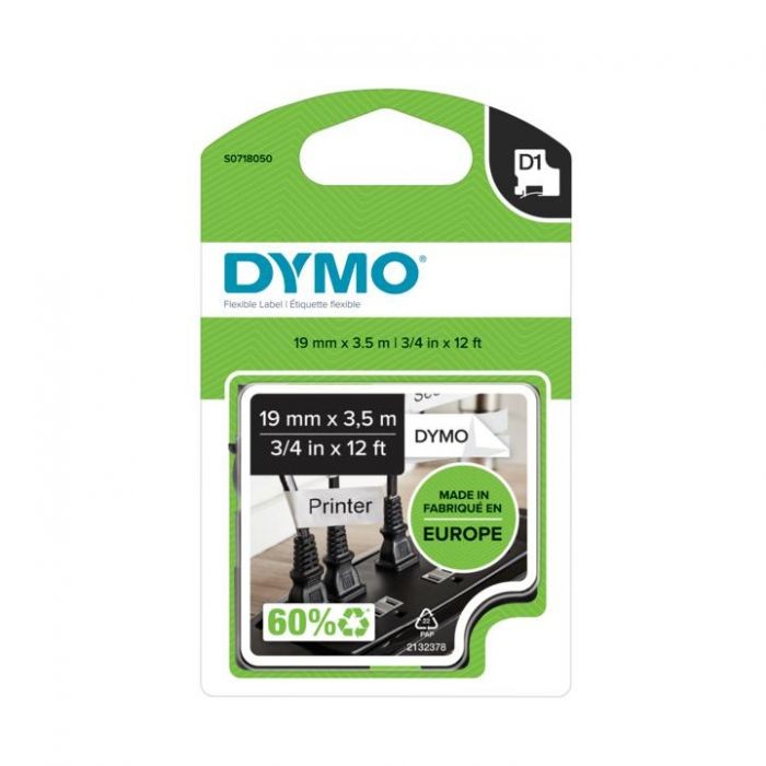 D 16958 D1 ΤΑΡΕ 19mx3.5Μ FLEX NYL.WHITE