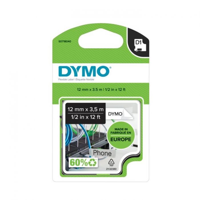 D 16957 D1 ΤΑΡΕ 12mx3.5Μ FLEX NYL.WHITE