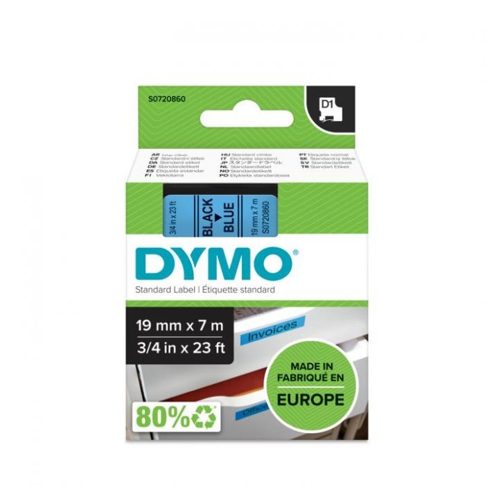 D 45806 D1 ΤΑΡΕ 19mx7M BLACK on BLUE
