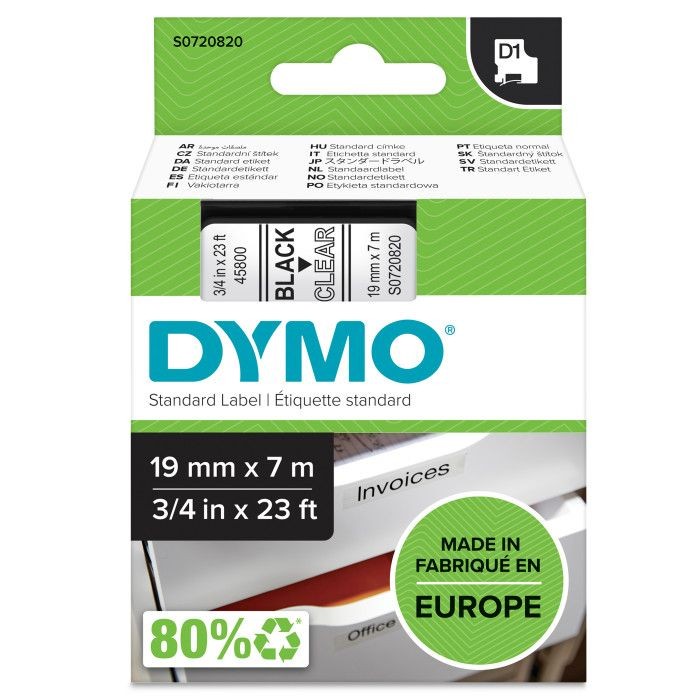 D 45800 D1 ΤΑΡΕ 19mx7M BLACKonTR/PARENT
