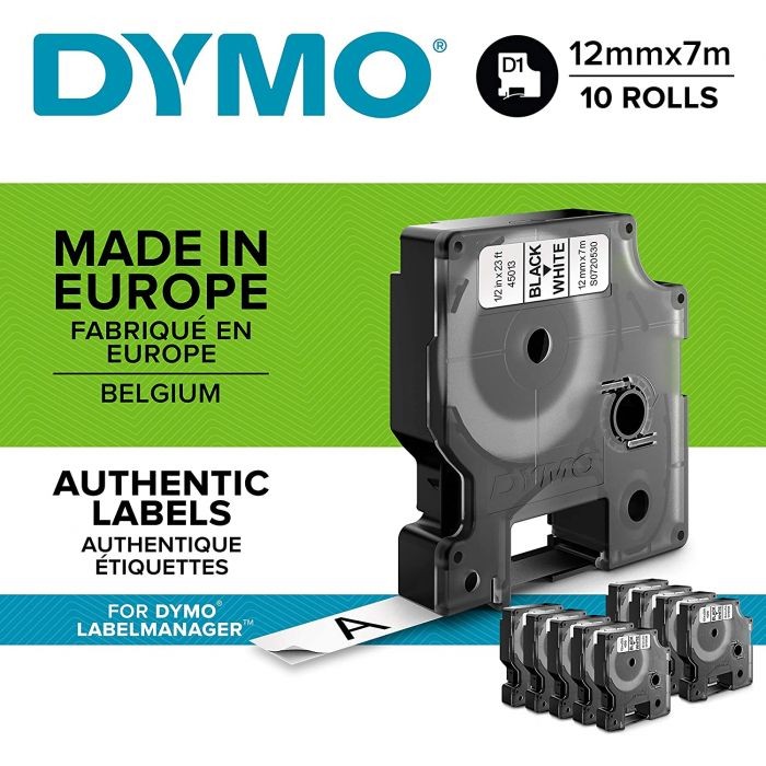 D 2093097 D1 ΤΑΡΕ 12mx7M BLKonWHT 10p
