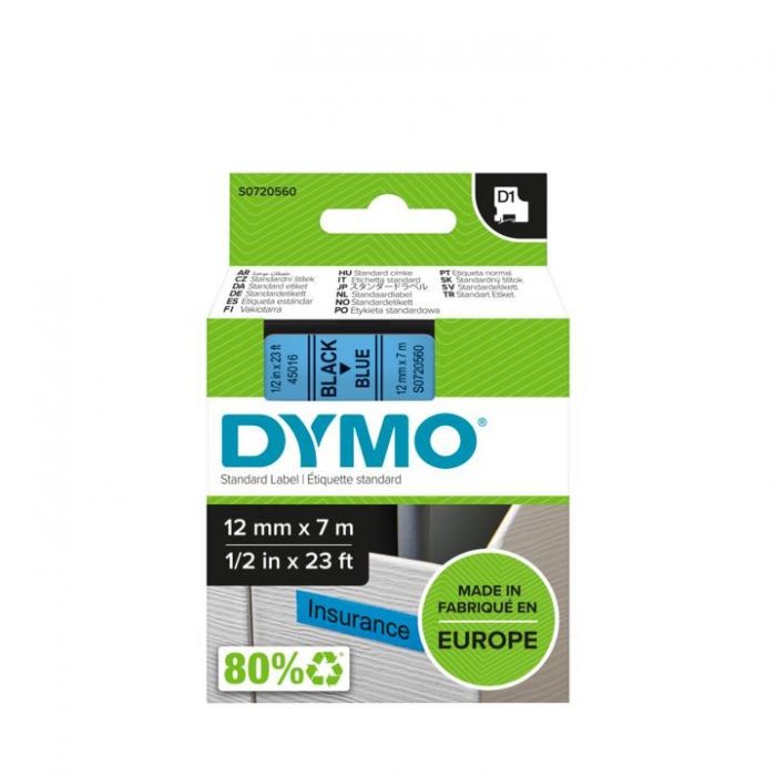 D 45016 D1 ΤΑΡΕ 12mx7M BLACK on BLUE