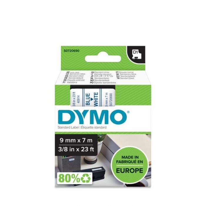 D 40914 D1 ΤΑΡΕ 9mx7M BLUE on WHITE