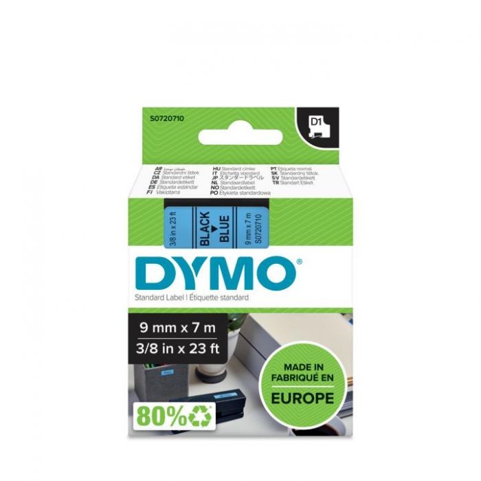 D 40916 D1 ΤΑΡΕ 9mx7M BLACK on BLUE