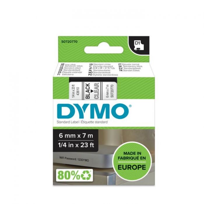 D 43610 D1 ΤΑΡΕ 6mx7M BLACK onTR/PARENT