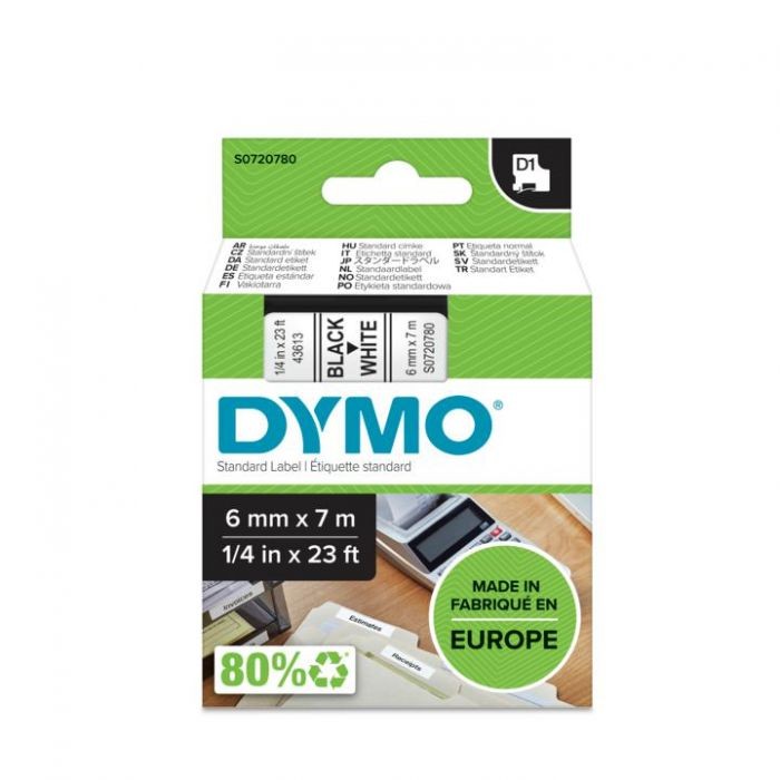D 43613 D1 ΤΑΡΕ 6mx7M BLACK on WHITE