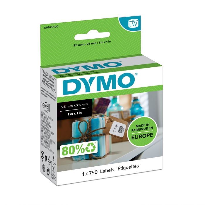 D 0929120 LW SQUARE MULT/SE LABEL 25x25