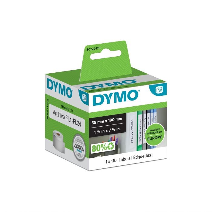 D 99018 LW L/Α FILE LABELS SMALL 190x38