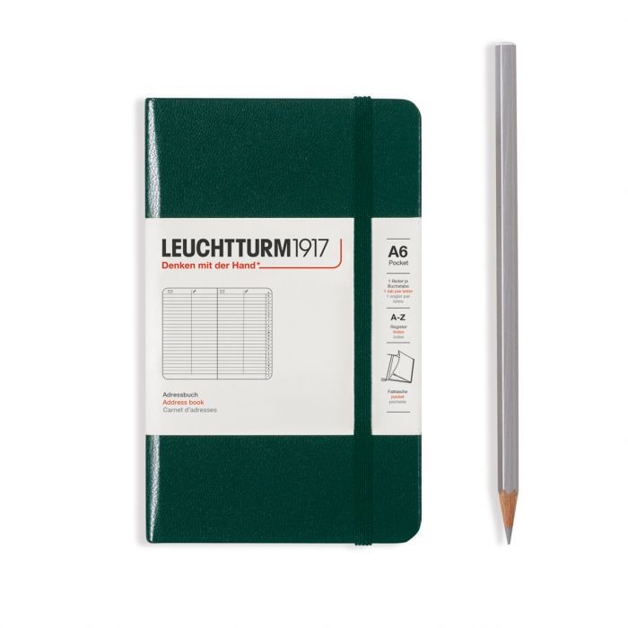 L THEMEBOOK AdressBook A6 FOREST GREEN(A-Z)x4p