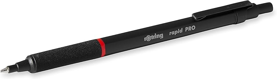 ROTRING Rapid PRO BLACK BALLPEN