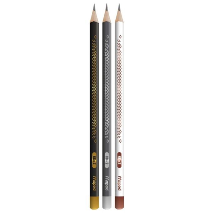 ΜΟΛΥΒΙΑ BLACK PEPS DECO  HB X 12 ΣΕ ΚΟΥΤΙ
