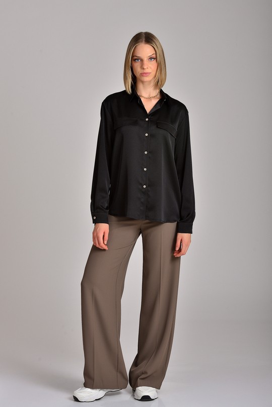 ΠΟΥΚΑΜΙΣΟ ΜΑΥΡΟ ΣΑΤΕΝ