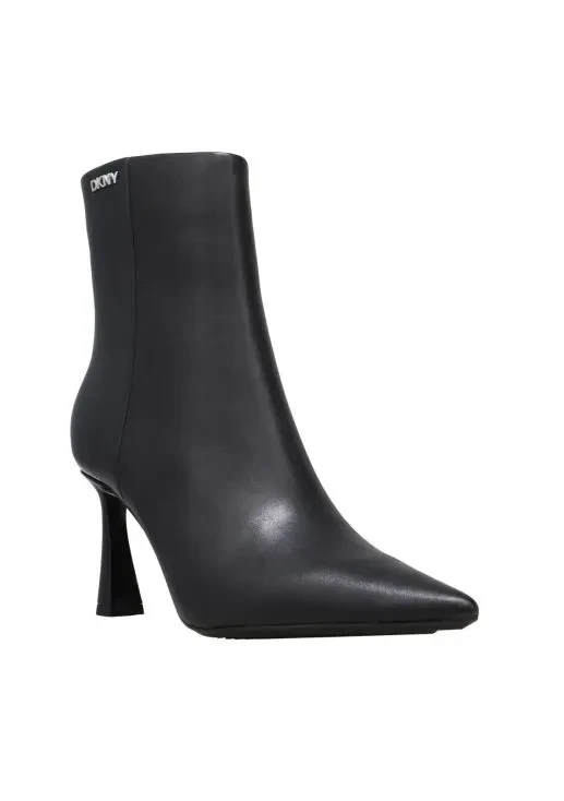 DKNY  ΔΕΡΜΑΤΙΝΟ ΜΑΥΡΟ ΜΠΟΤΑΚΙ