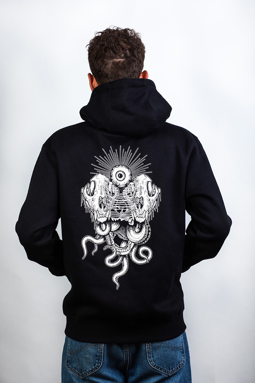 Censorship zipper hoodies