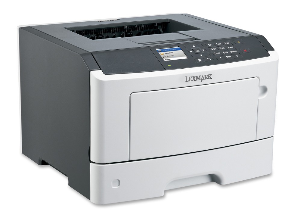 LEXMARK used Printer MS417dn, laser, monochrome, με toner & drum