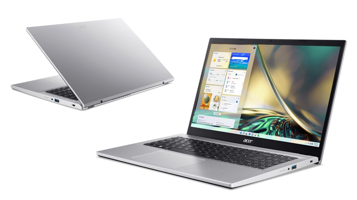 ACER Laptop ASPIRE 3 A315-44P, Refurbished Grade A, RYZEN 7 5700U, 16GB/1TB NVME, 15.6", Cam, RADEON Graphics, FreeDOS