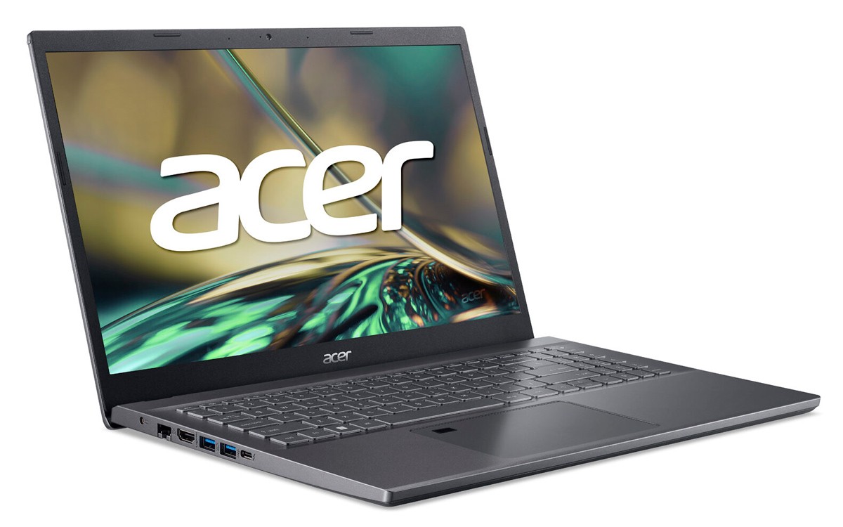 ACER Laptop ASPIRE 5 A515-57, Refurbished Grade A, i5-1235U, 16/512GB NVME, 15.6", Cam, IRIS Xe Graphics, FreeDOS