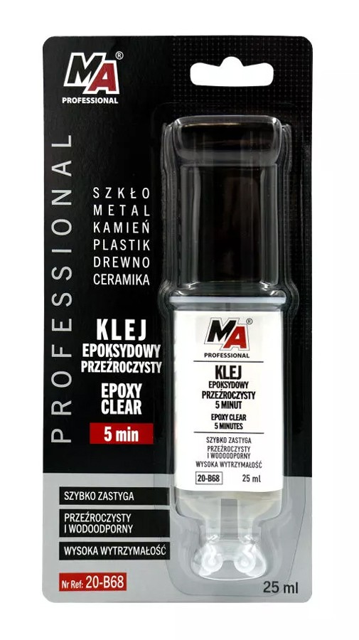 MA PROFESSIONAL κόλλα 2 στοιχείων 20-B68, 25ml, διάφανη