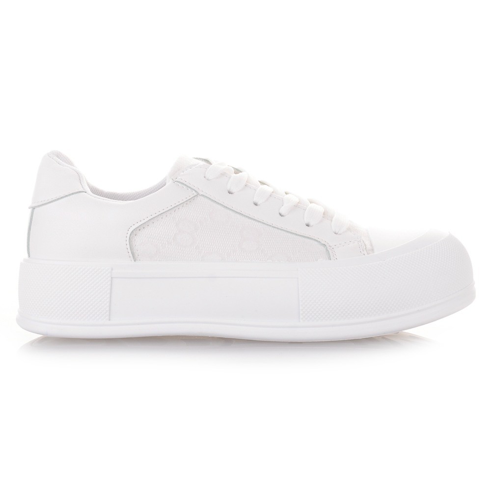 Γυναικεία λευκά sneakers Famous
