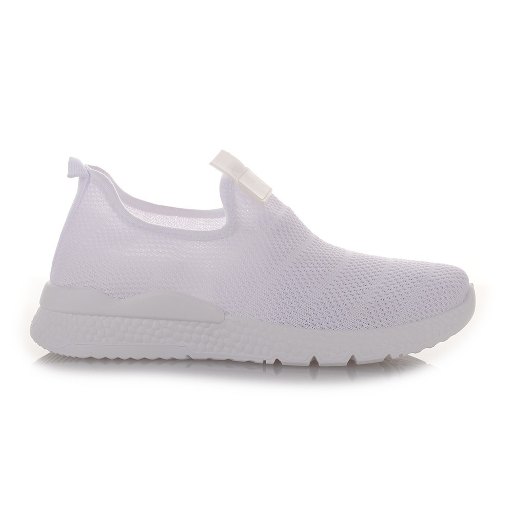 Γυναικεία λευκά Sneakers τύπου κάλτσα Famous