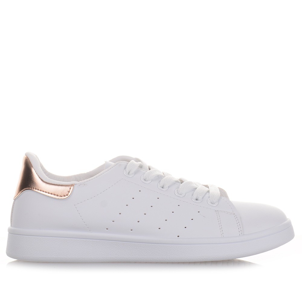 Γυναικεία sneakers σε λευκό χρώμα Famous