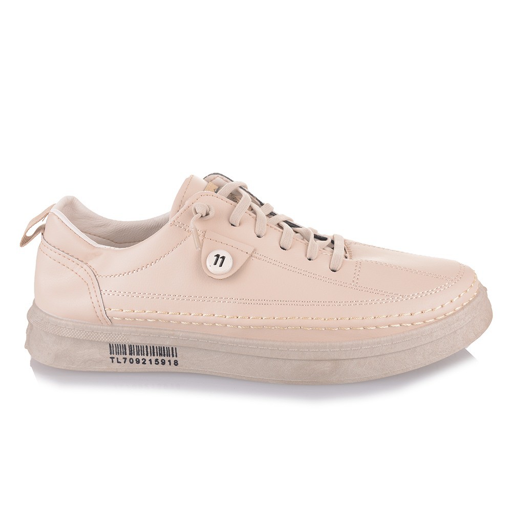 Ανδρικα sneakers σε μπεζ χρώμα Famous