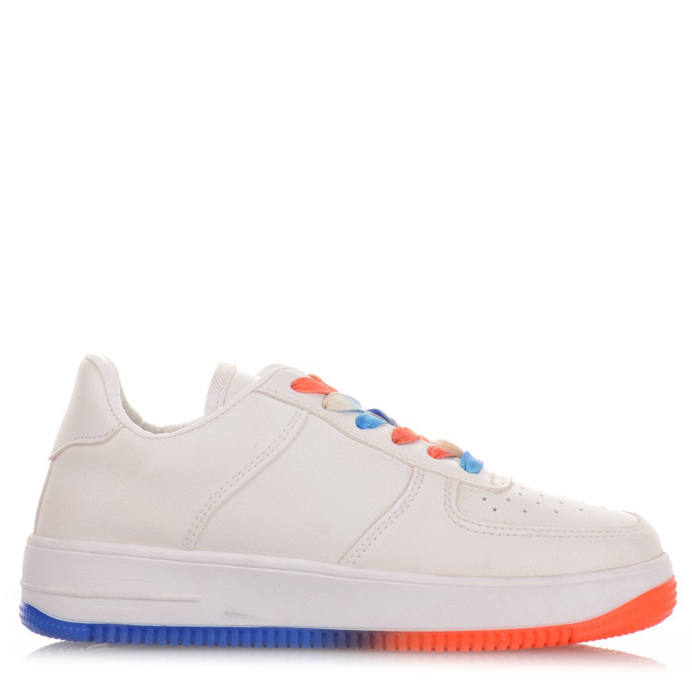 Γυναικεία sneakers σε λευκό χρώμα Famous