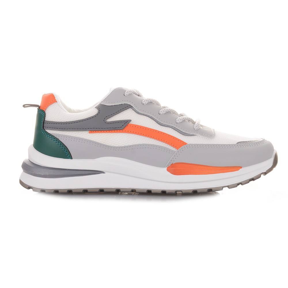 Ανδρικά sneakers σε γκρι αποχρώσεις Famous