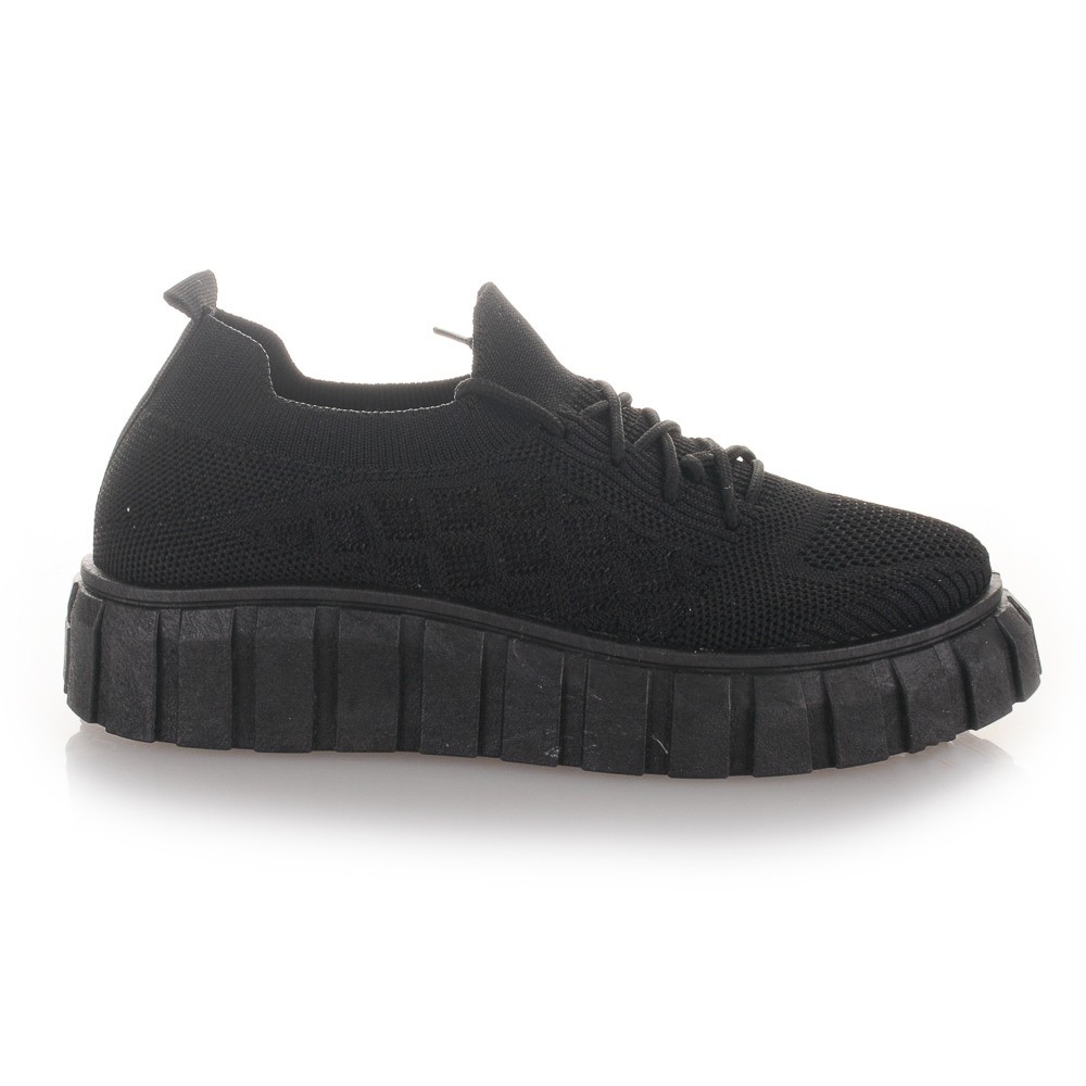 Γυναικεία sneakers σε μαύρο χρώμα Famous