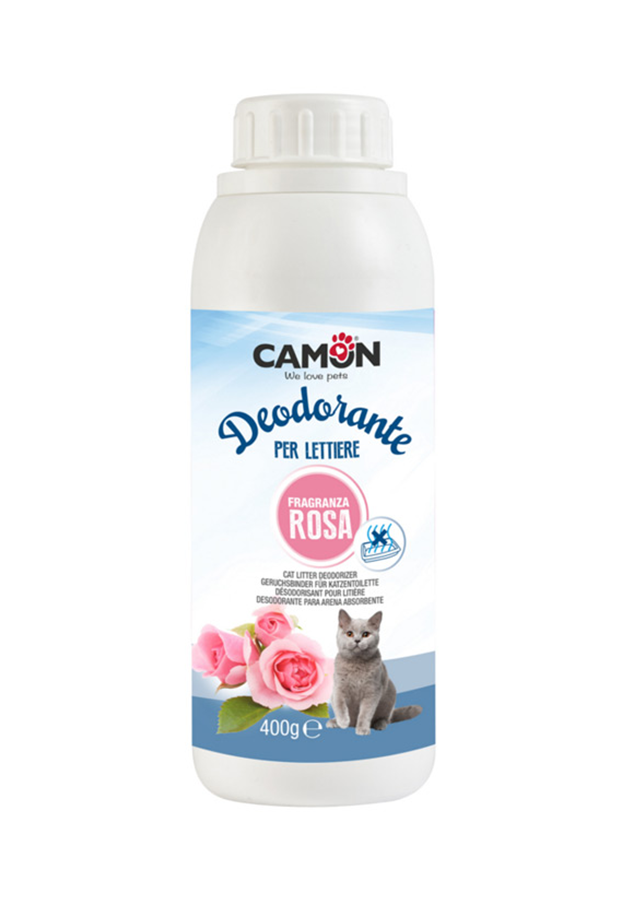 Camon Αποσμητικό Άμμου με άρωμα Τριαντάφυλλο 400gr