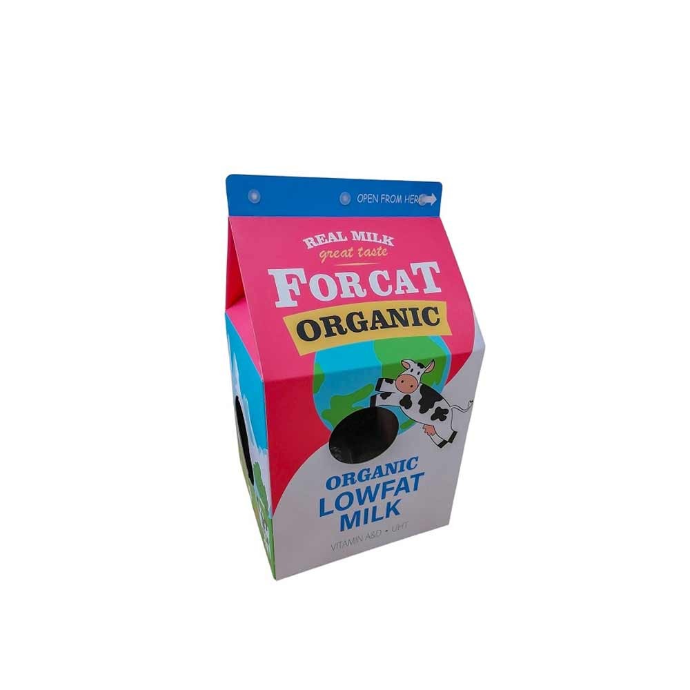 Pet Interest Paper Scratcher Milky Box 33x32x55.5cm