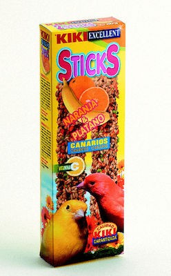 Kiki Sticks Πορτοκάλι & Μπανανα Για Καναρίνια 60gr (2pcs)