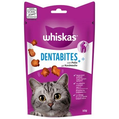 Whiskas Dentabites Κοτόπουλο 50gr