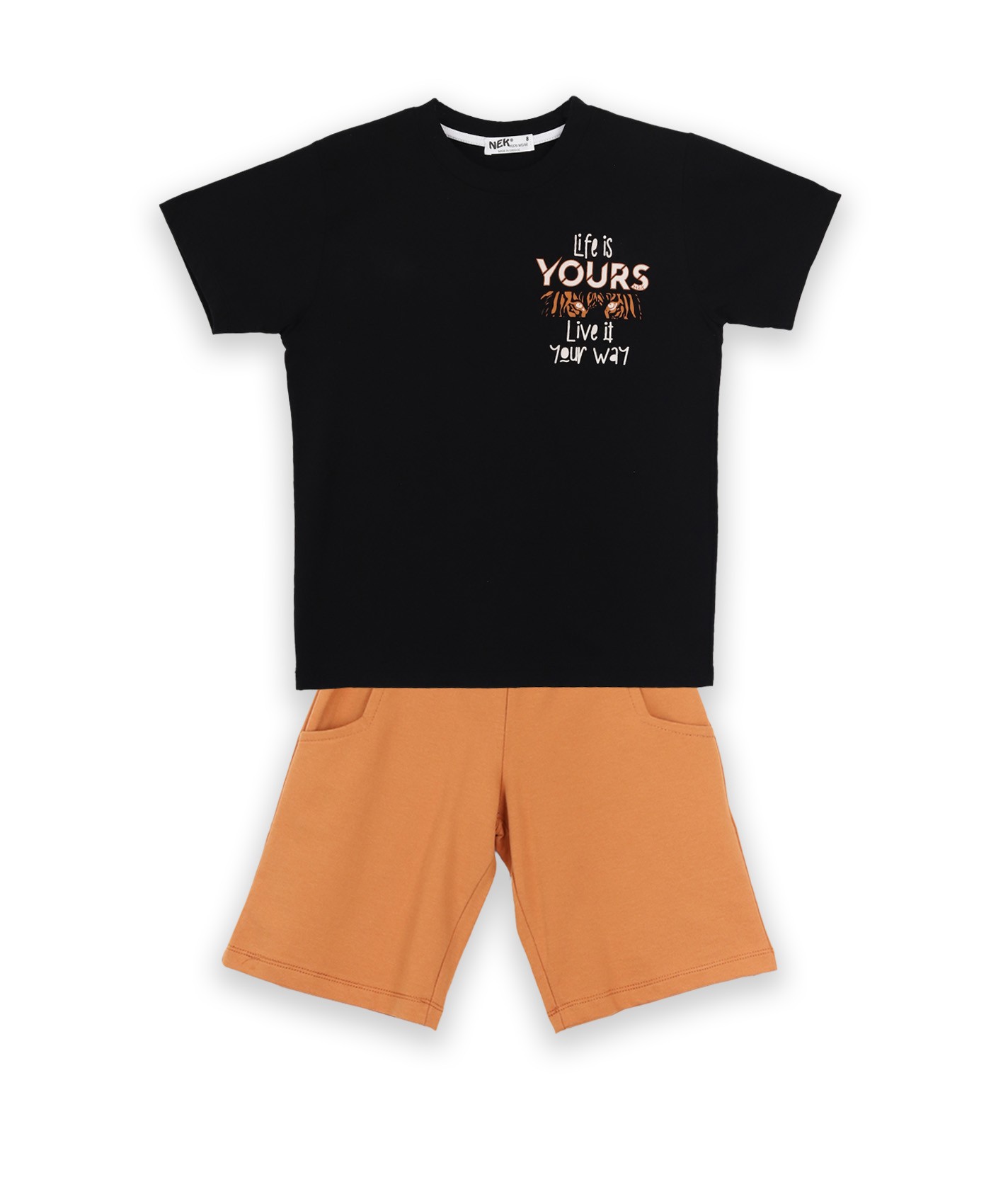 παιδικό σετ με t shirt και σόρτς ΝΕΚ για αγόρι 