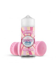 Dinner Lady Strawberry Macaroon 40/120ML Desserts Range -550609