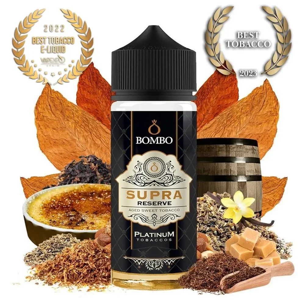 BOMBO PLATINUM TOBACCOS SUPRA RESERVE 40ML/120ML-fcacc5