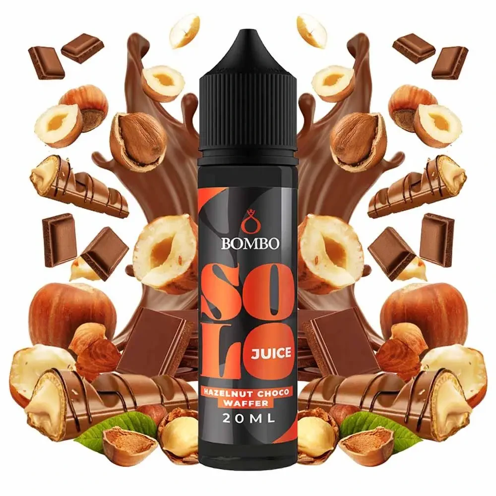 Bombo Solo Juice Hazelnut Choco Waffer 20ml/60ml-eac468