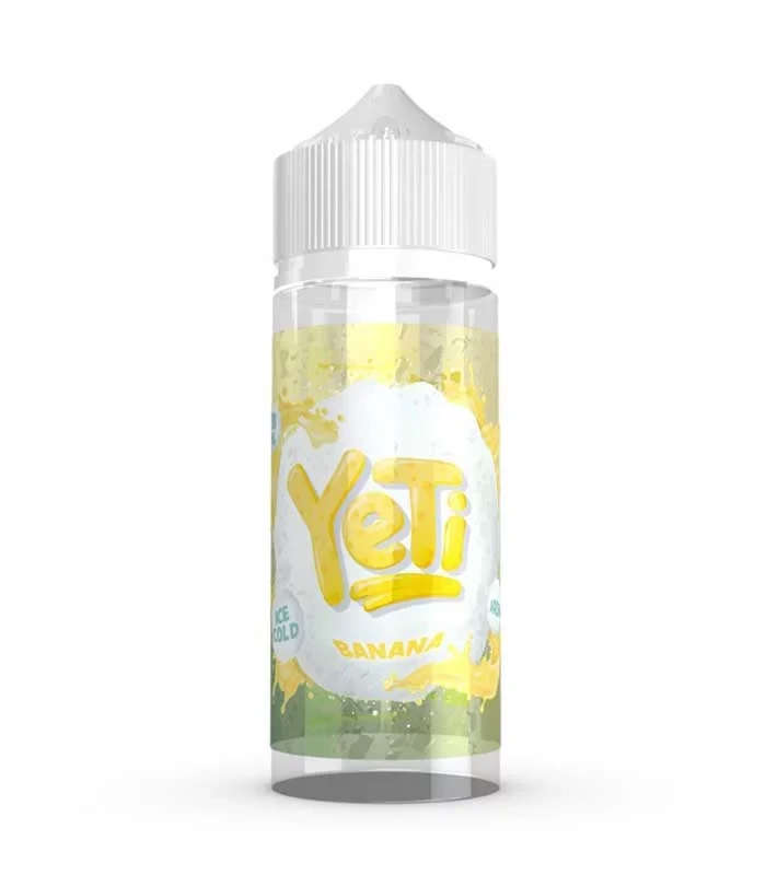 Yeti Iced Flavour Shot Banana 30ml/120ml-7a5077