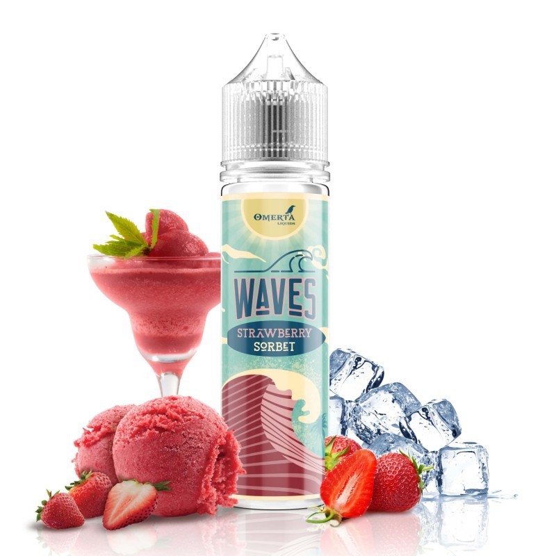 WAVES STRAWBERRY SORBET 30->120ML-5945f9