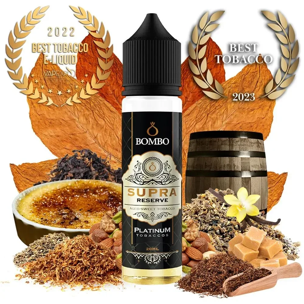 BOMBO PLATINUM TOBACCOS SUPRA RESERVE 20ML/60ML-cebbcf