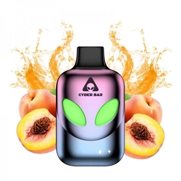 PUFF AL8000 JUICY PEACH 0MG 10ML - CYBER BAR -6ab08b