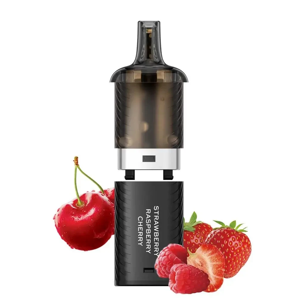 Vozol Vista Plug 20mg 2ml Prefilled Δεξαμενή + 10ml e liquid Strawberry Raspberry Cherry-3fe4a7