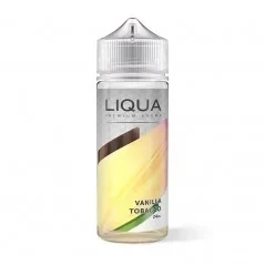 Liqua Vanilla Tobacco Bottle Flavor 24/120ml-e0e6e5
