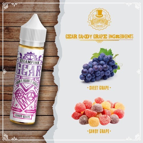 SteamPunk Flavor Shots Gear – Candy Grape-d54840