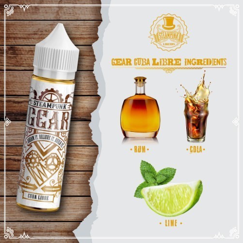 SteamPunk Flavor Shots Gear – Cuba Libre-9ad0af