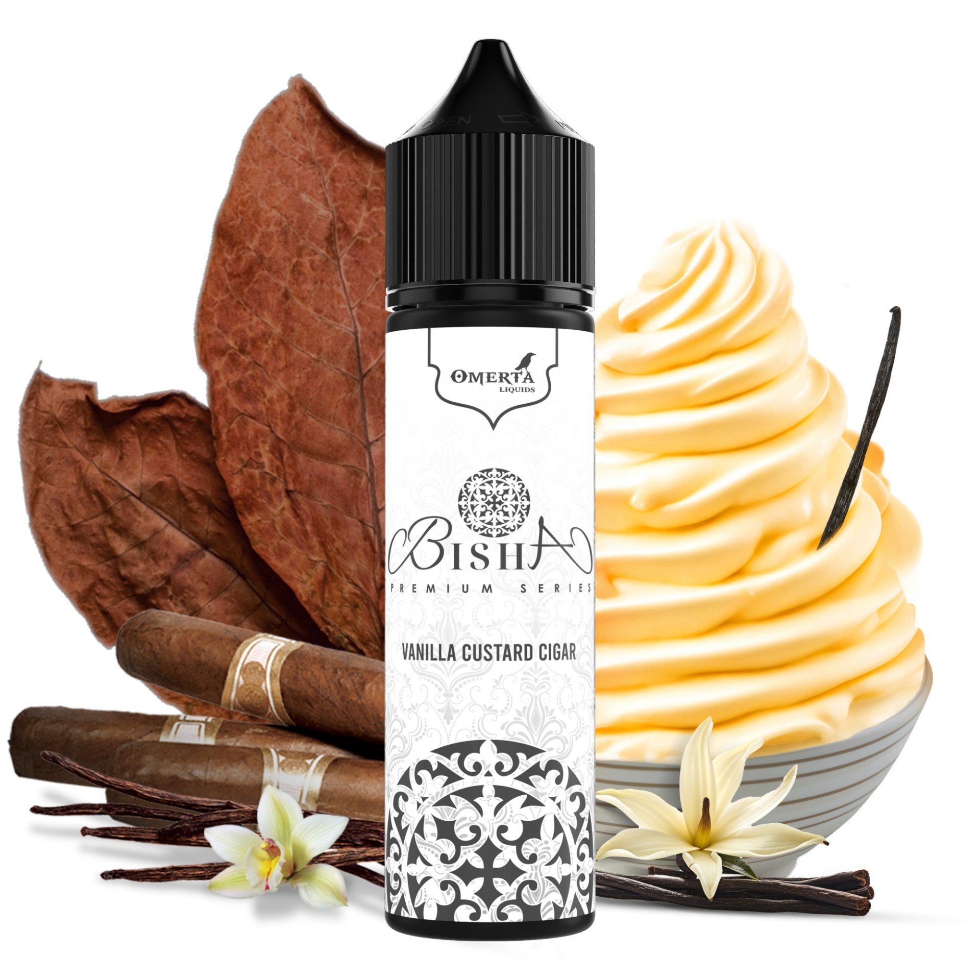 Bisha Vanilla Custard Cigar 60ml-2d7dfc
