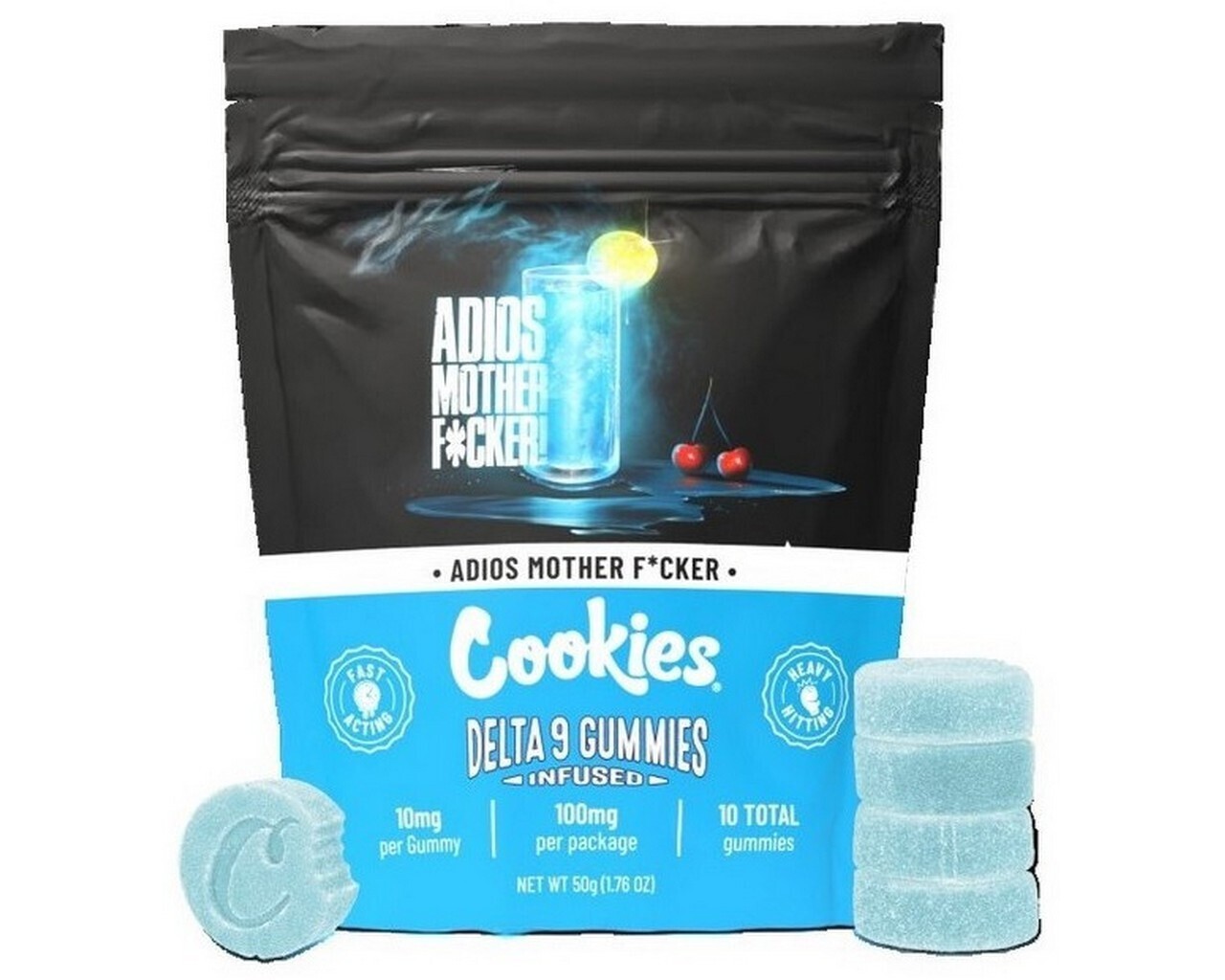 Delta 9 gummies adios mother*cker 100mg – 10pcs-0269c8