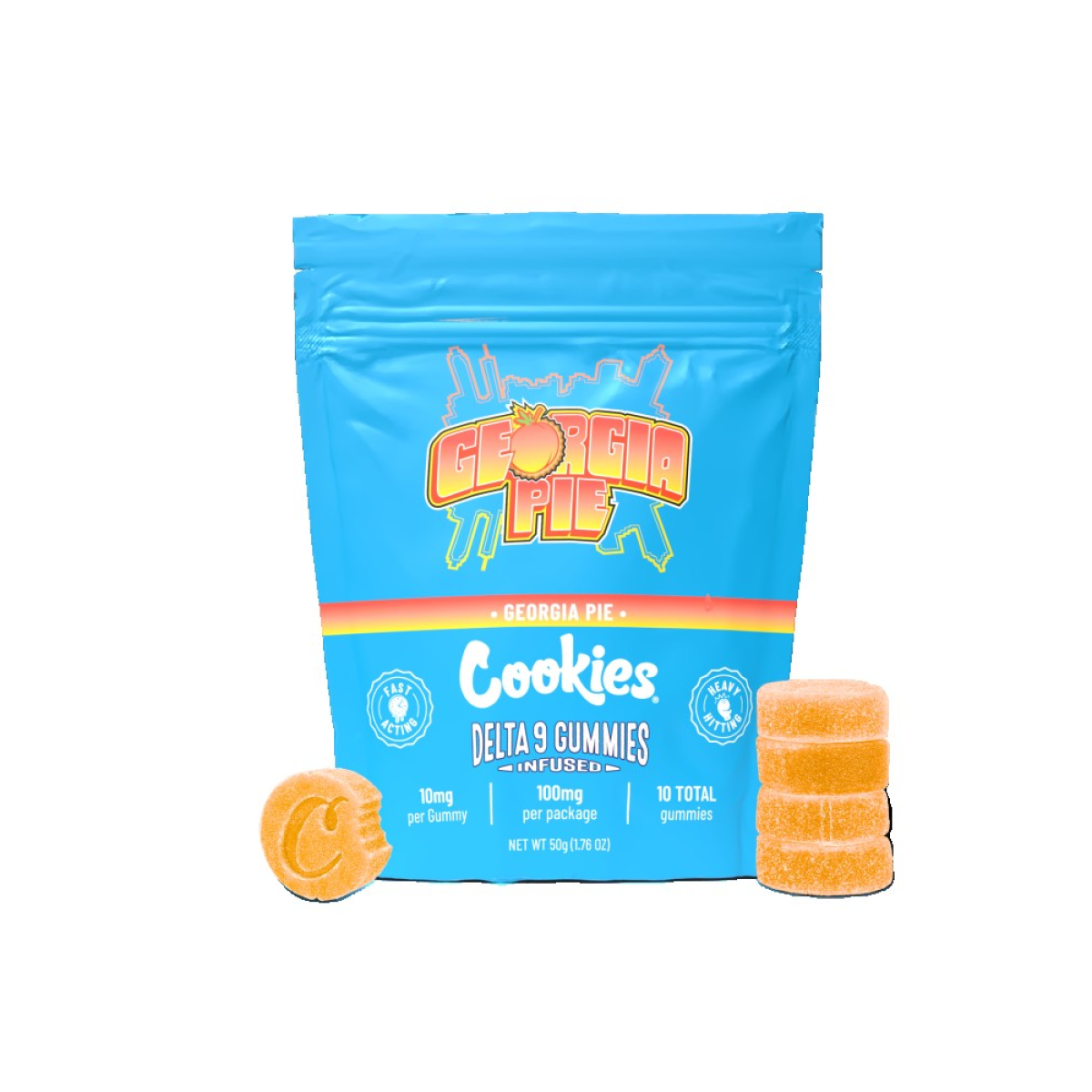 Cookies DELTA 9 Georgia Pies Gummies (10τμχ)-654cdf